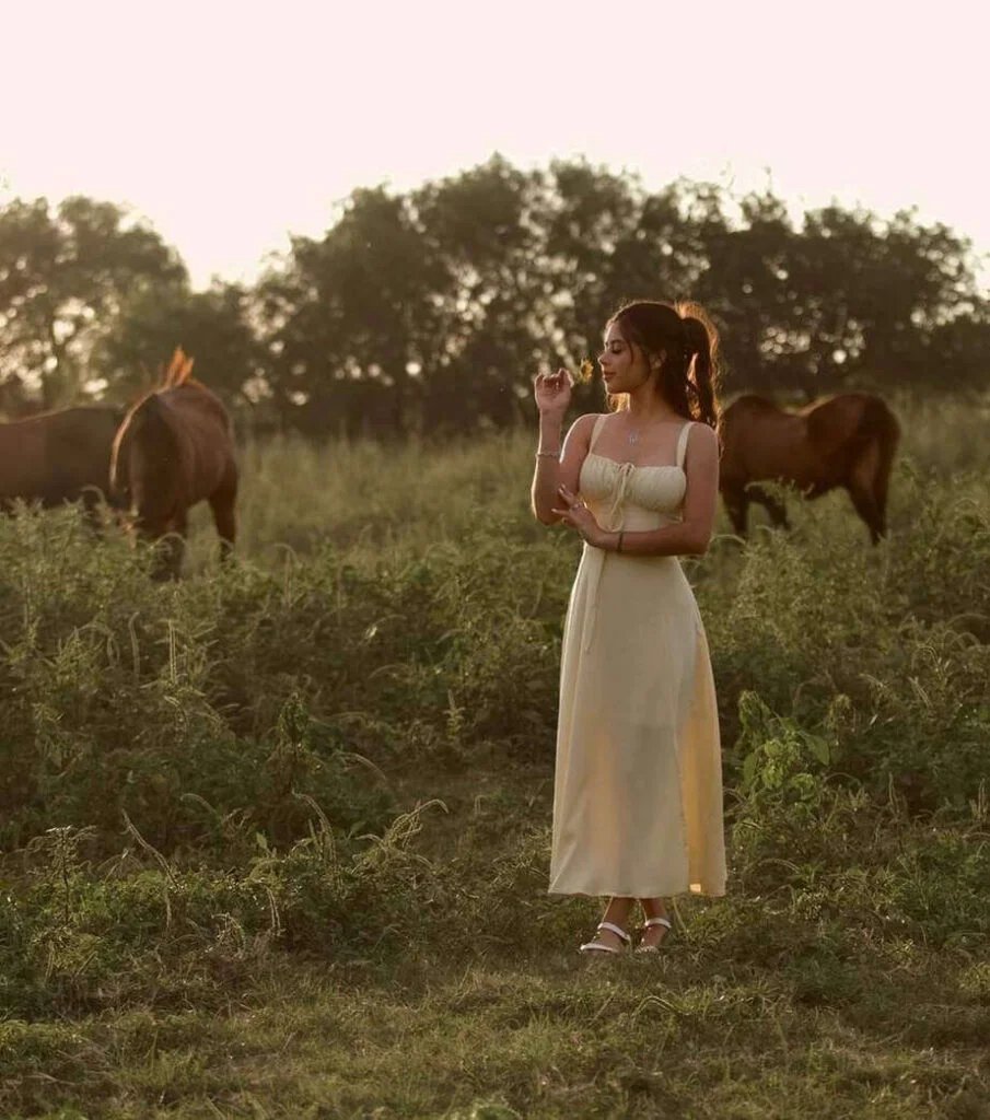 Horses and Wildflowers