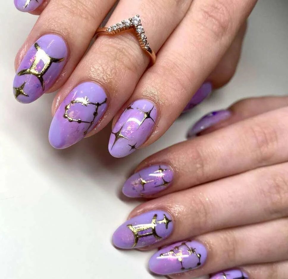 Lavender Gold Constellation