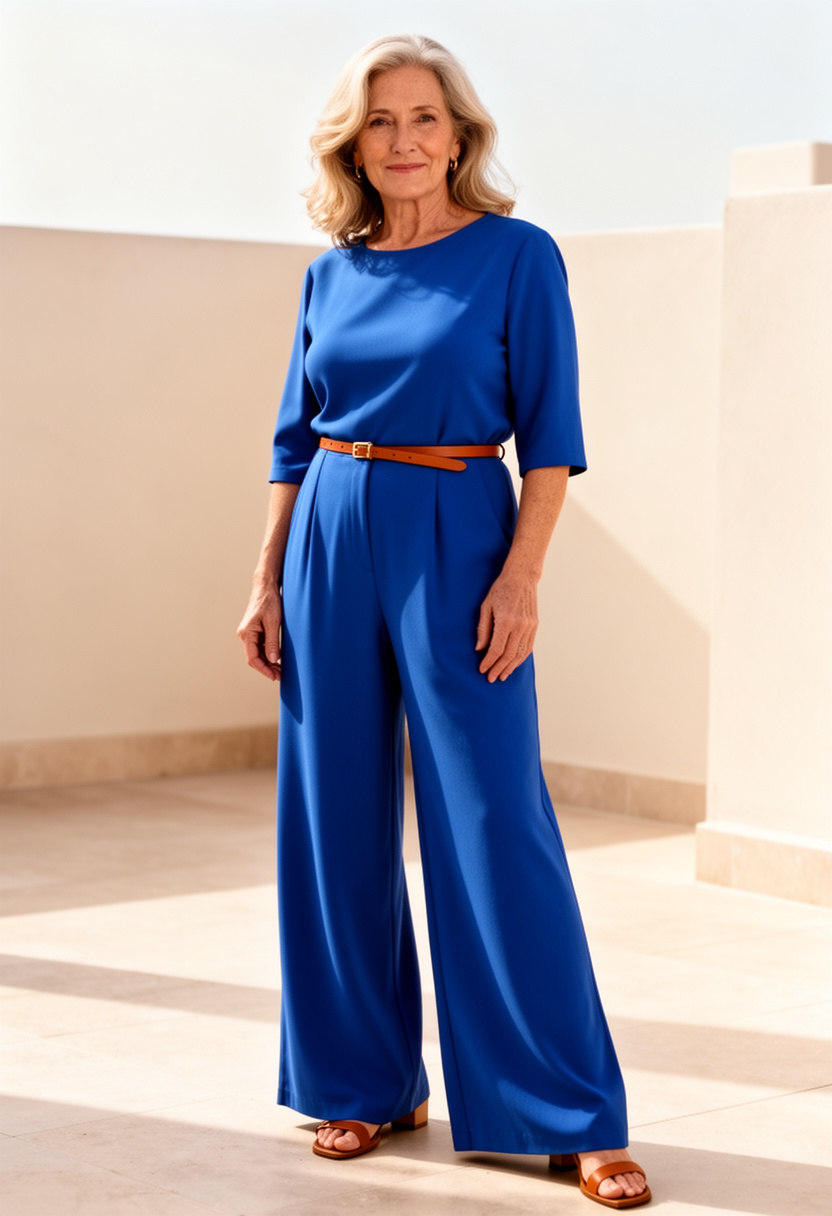 Monochrome Jumpsuit Effortless Chic