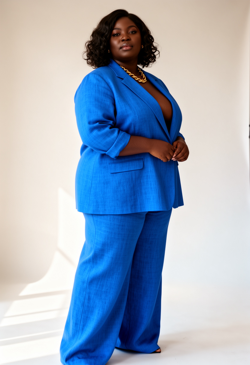 Monochrome Power Suit Vibes