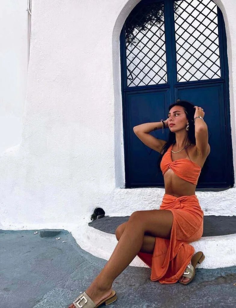 Orange Two-Piece Set