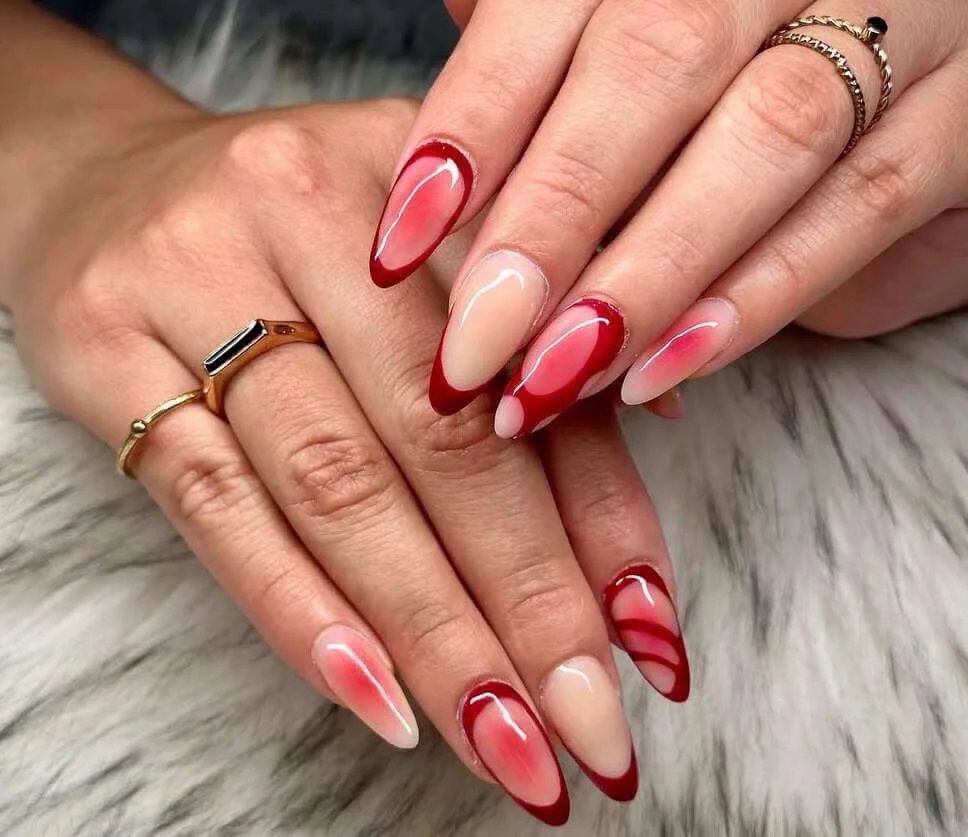 Red Ombre French