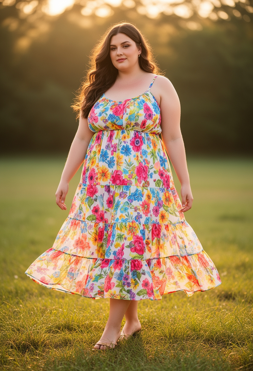 Tiered Sundress Festival Ready Vibes