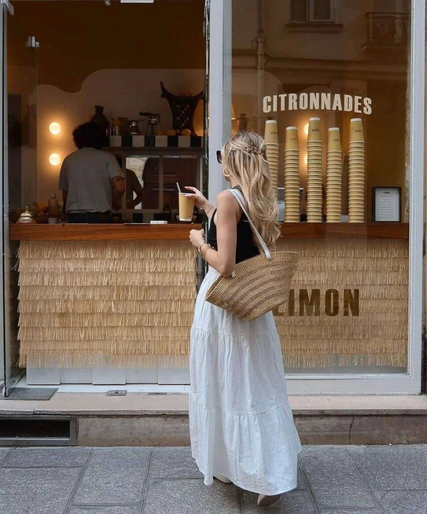 Black and White Maxi