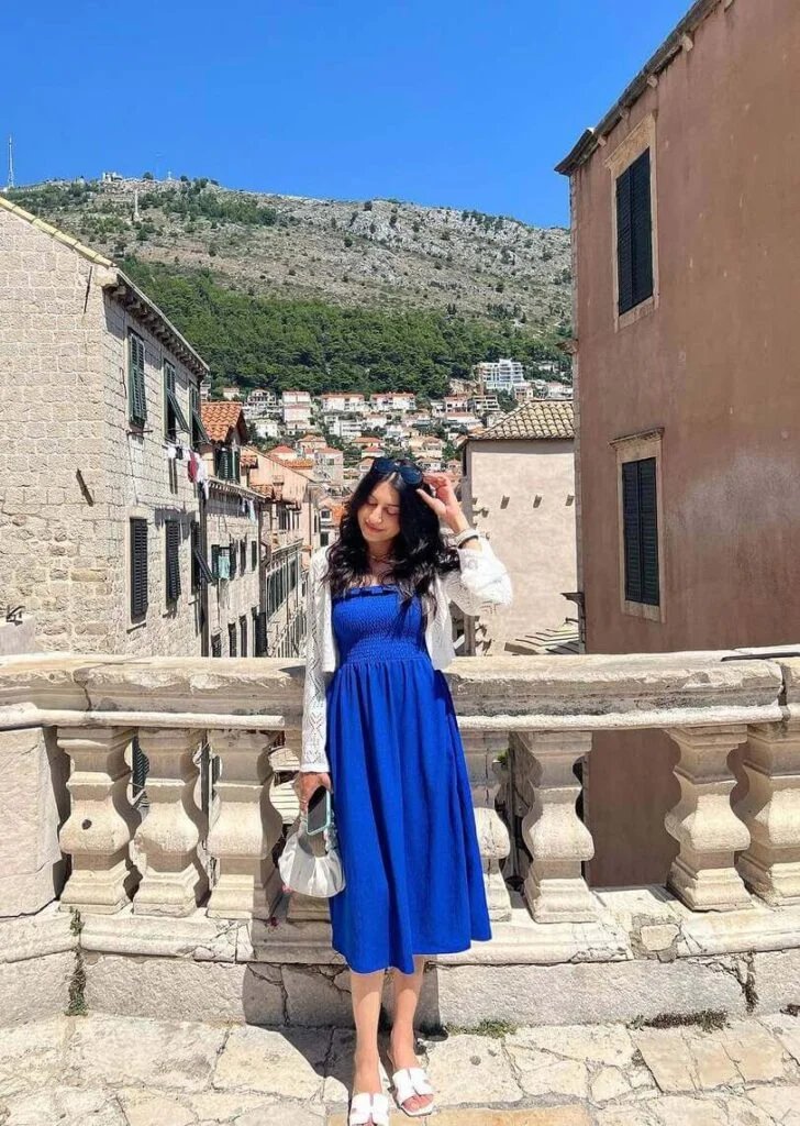 Blue Dress Outfit