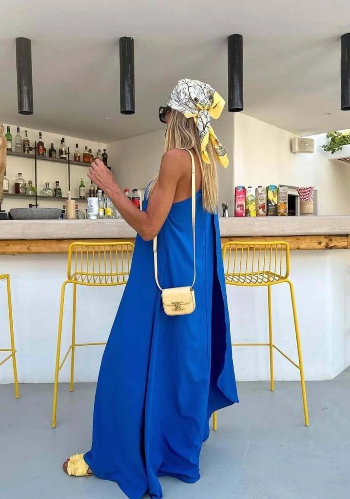 Blue Maxi Dress