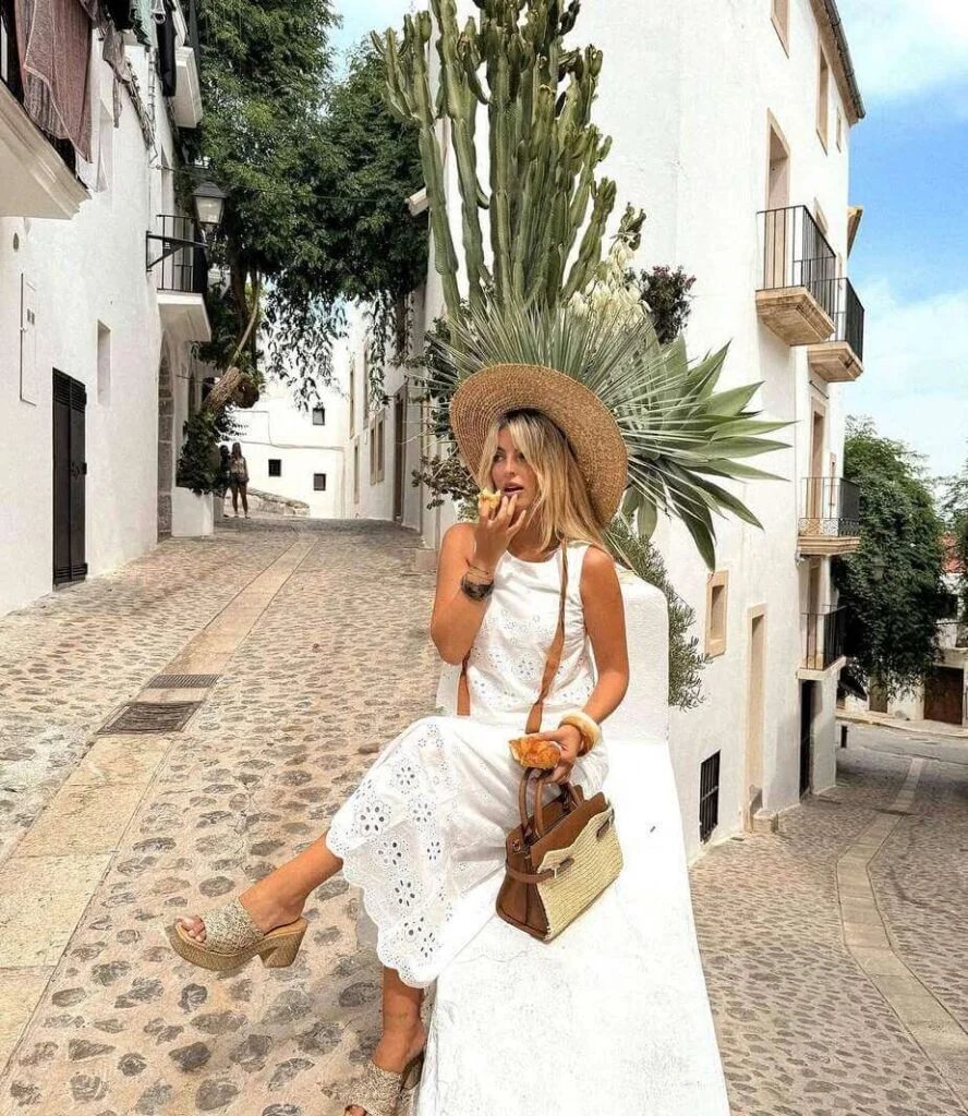 Eyelet Dress Outfit