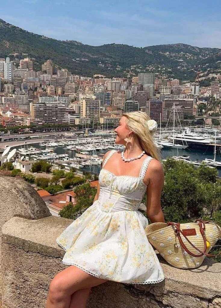 Floral Lace Mini Dress