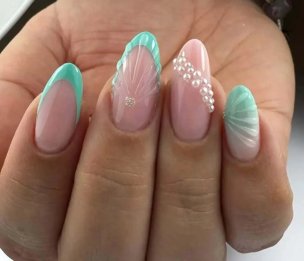 Mint Pearl Shells