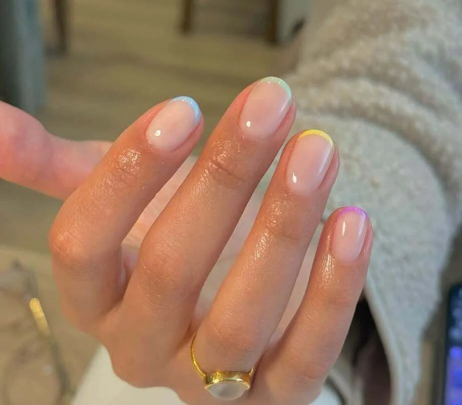 Pastel French Tips