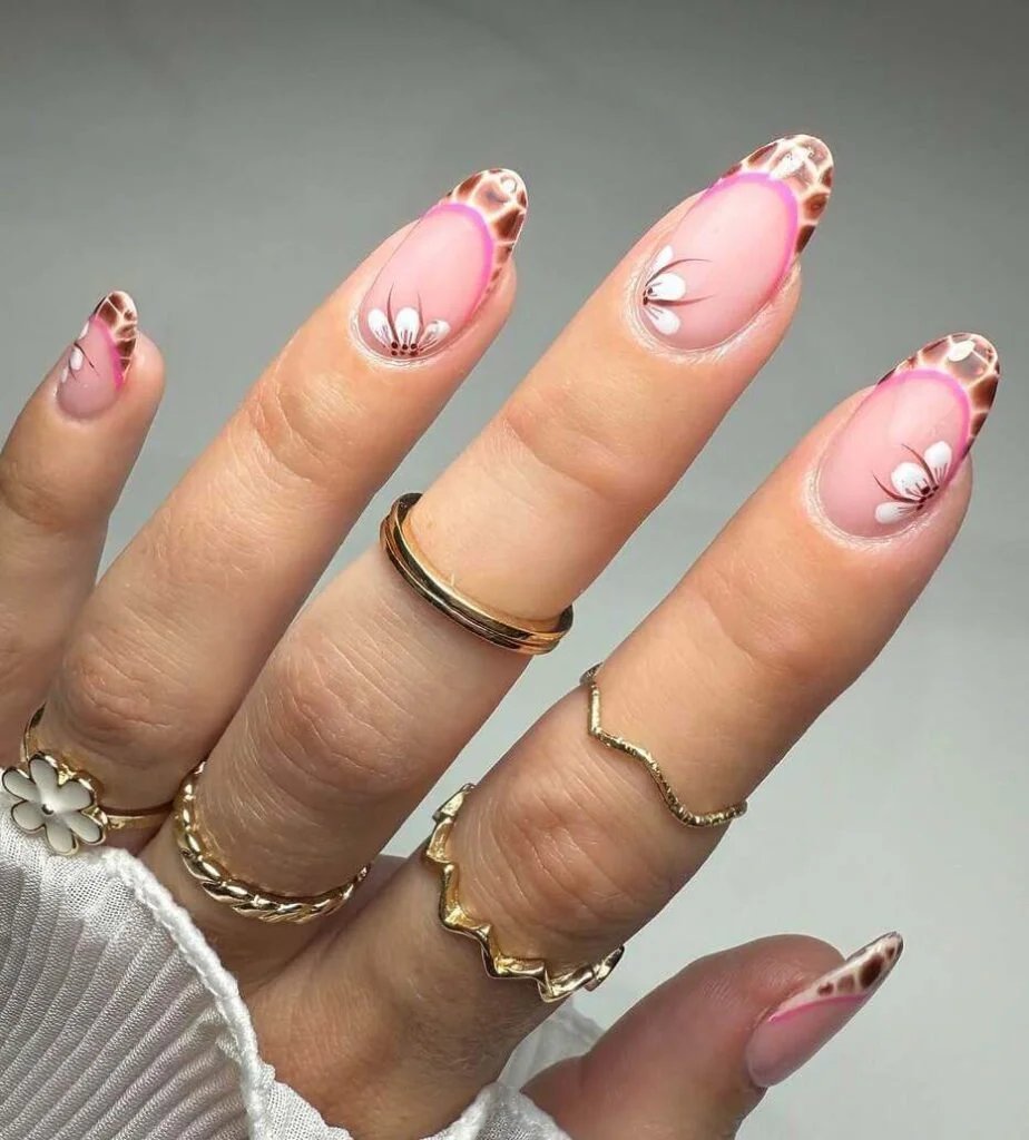 Pink Leopard Tips