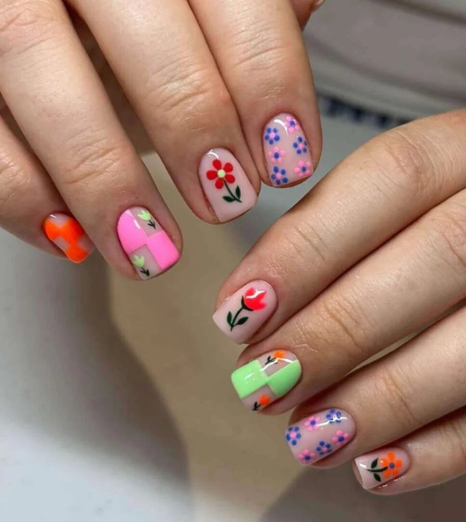 Retro Floral Mix