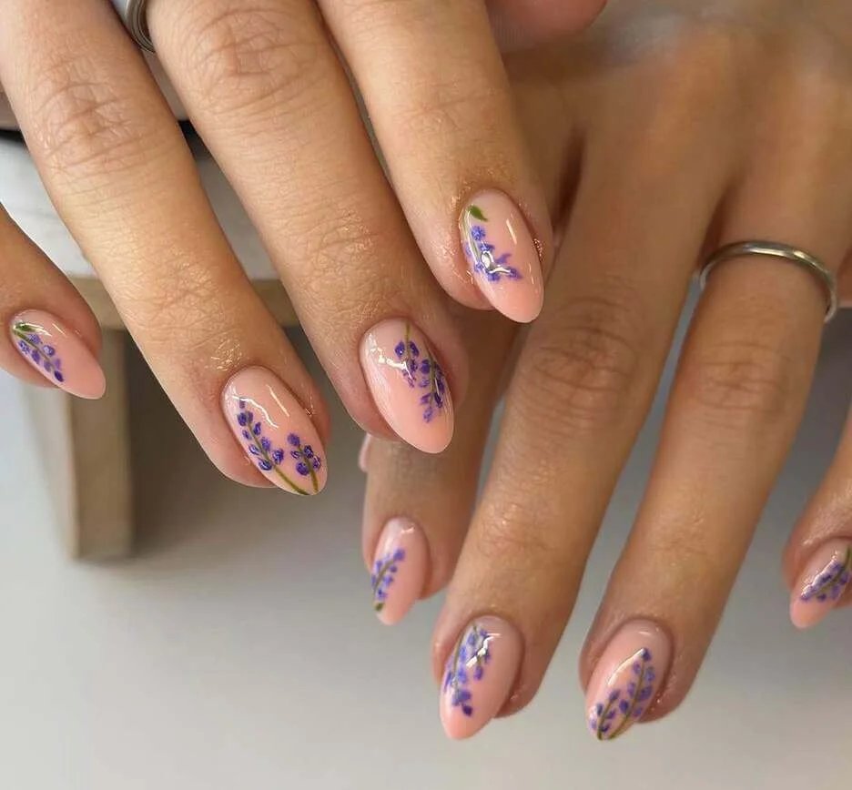 Soft Lavender Florals