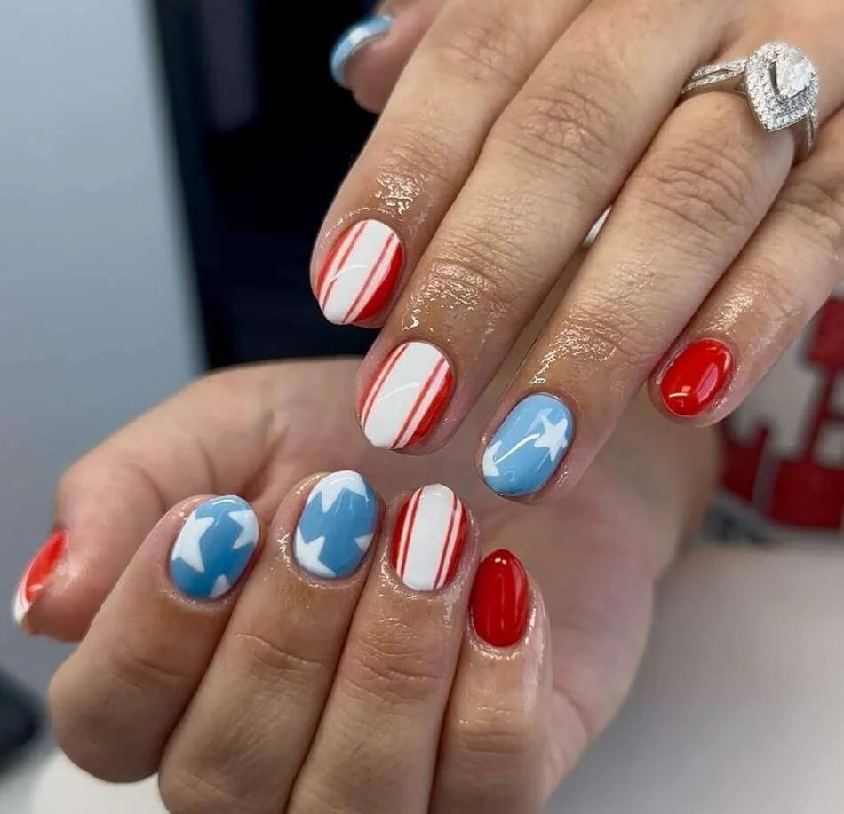 Soft Red White Blue