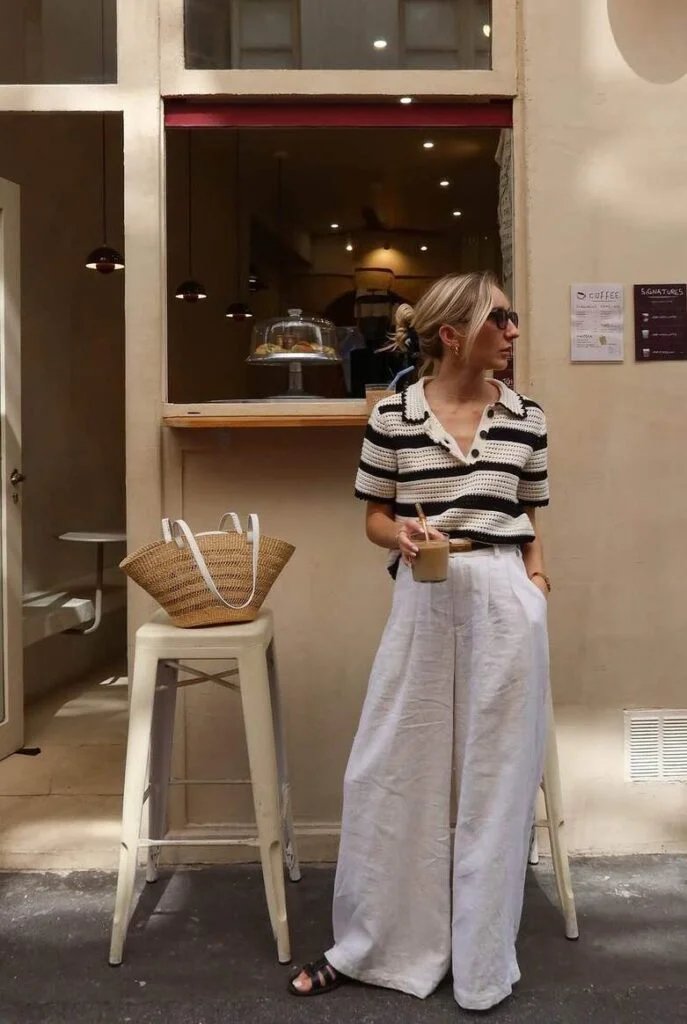 Striped Knit Top