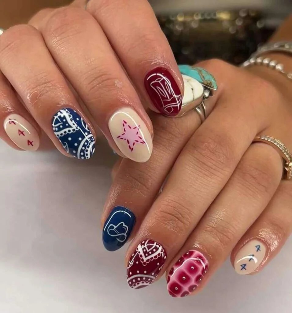 Western Pattern Nails