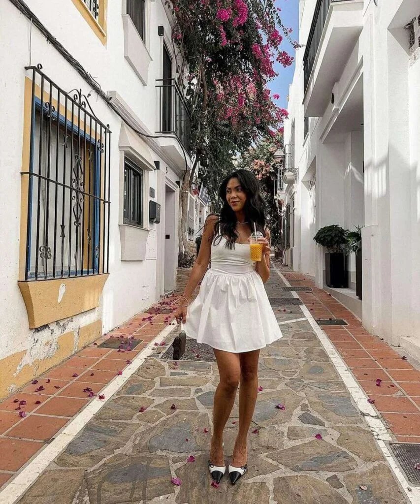 White Dress Flats
