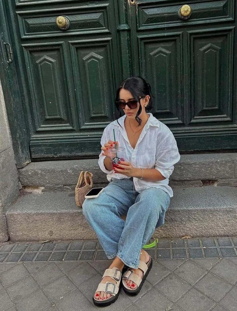 White Shirt Jeans