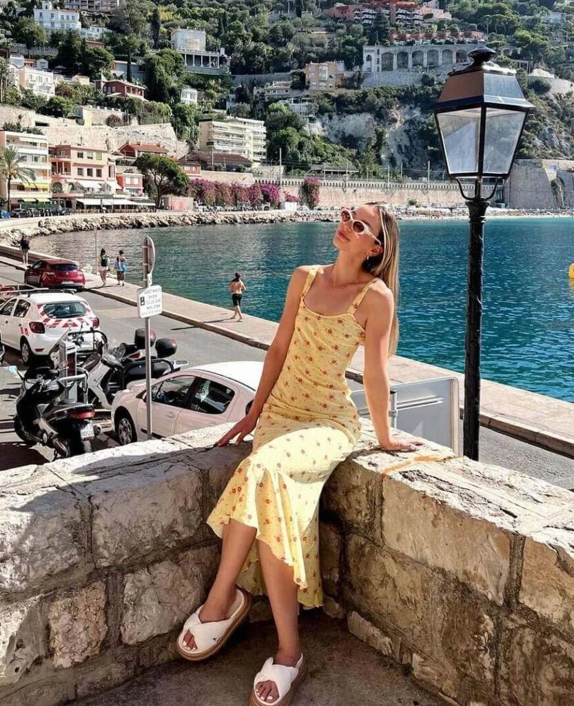 Yellow Floral Dress