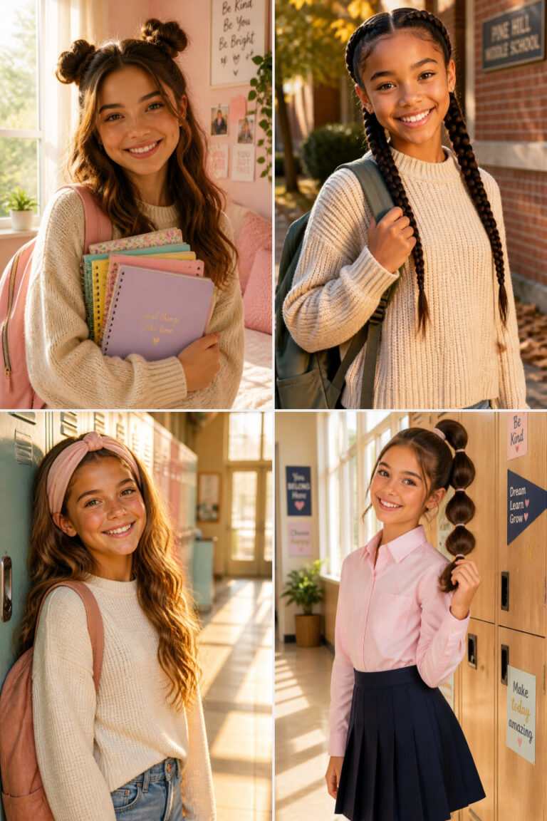 15 Back to School Hairstyles That Are Easy to Recreate
