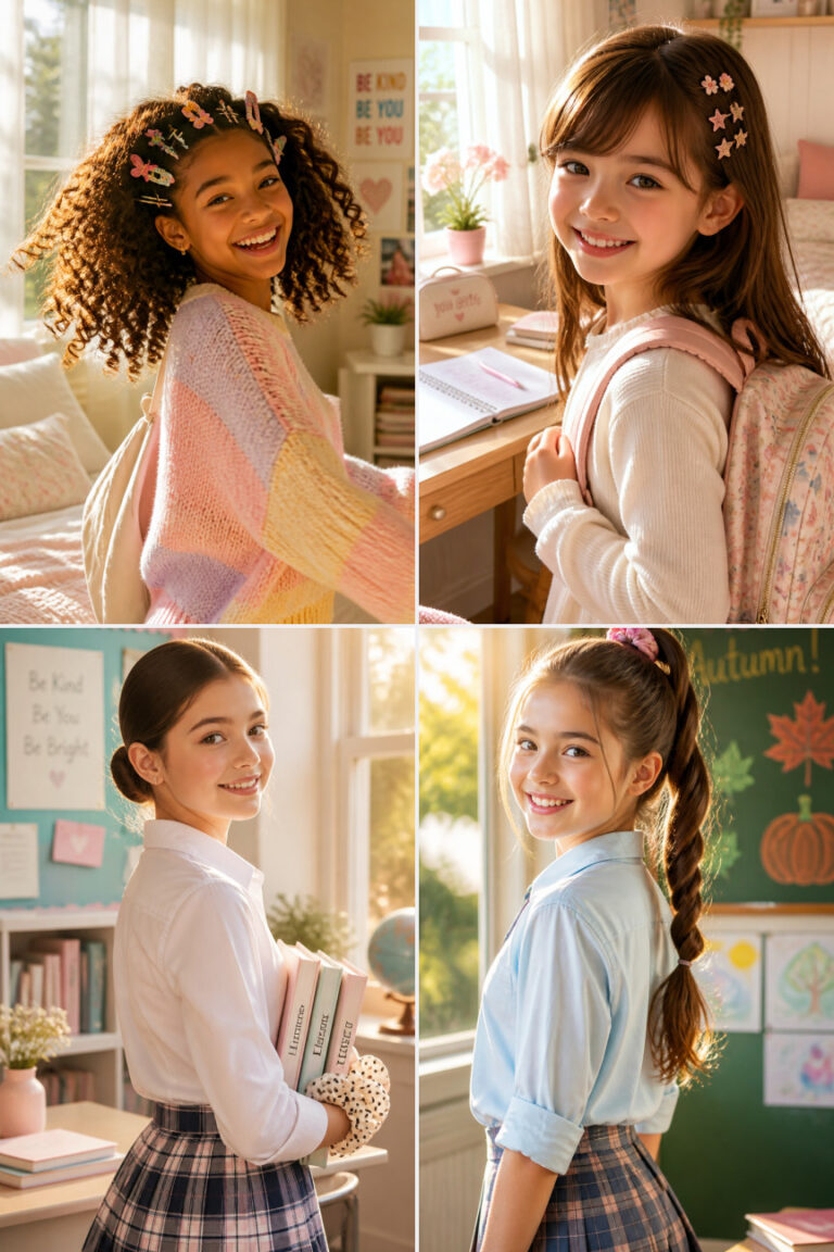 15 Cute Back to School Hairstyles to Try This Year