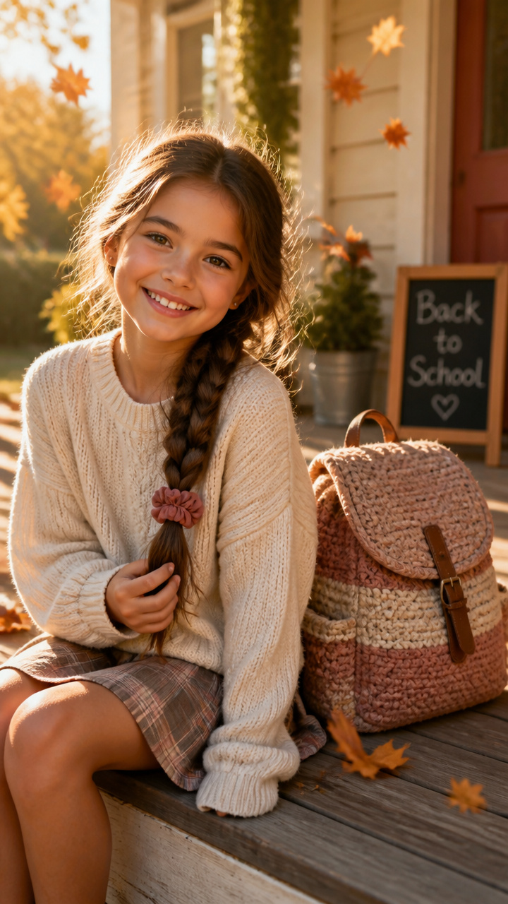 Loose Braid with Scrunchie