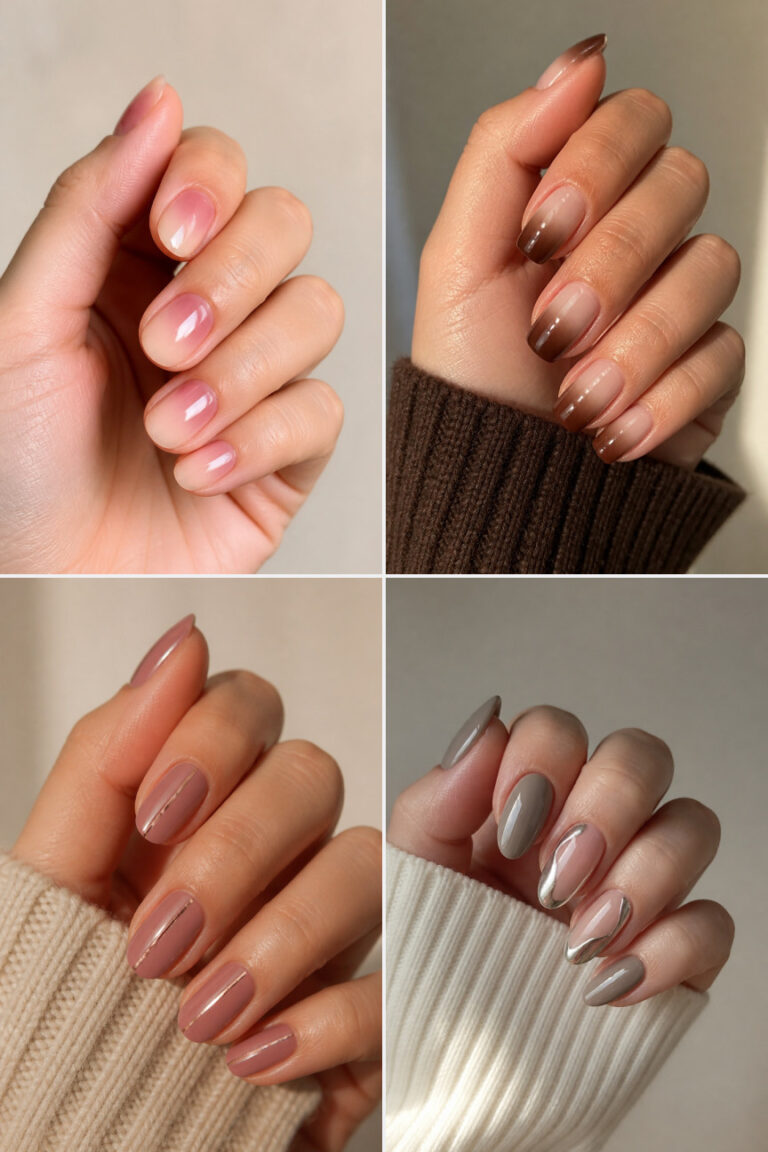 15 Neutral Back to School Nail Ideas