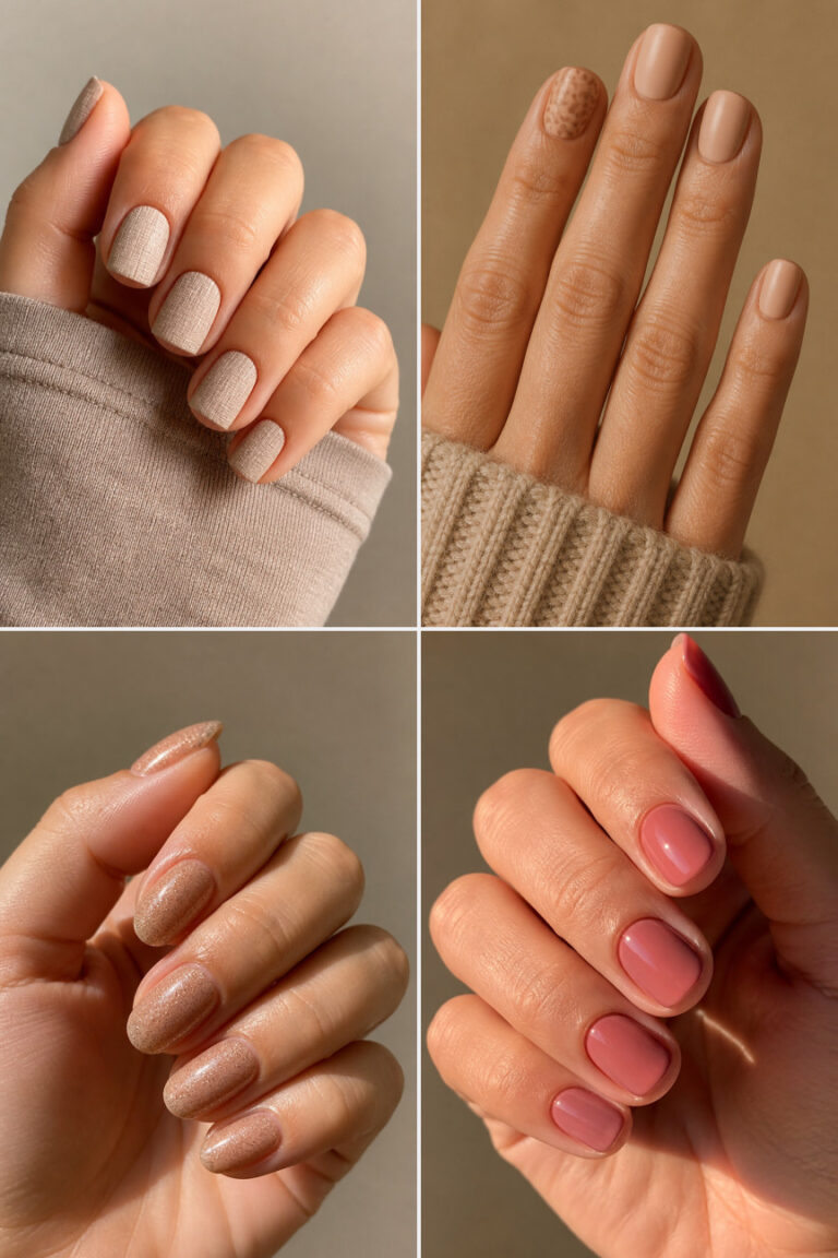 15 Neutral Fall Nail Ideas for Short Nails