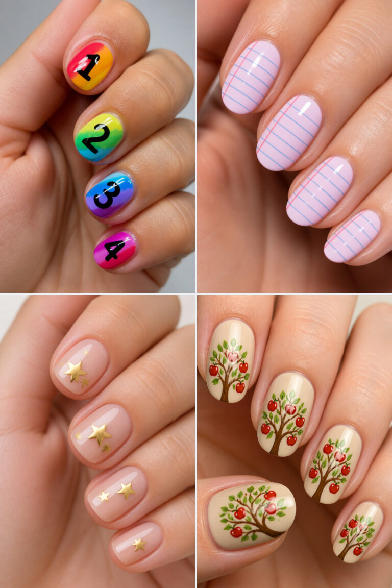 20 Back to School Nail Ideas for Kids