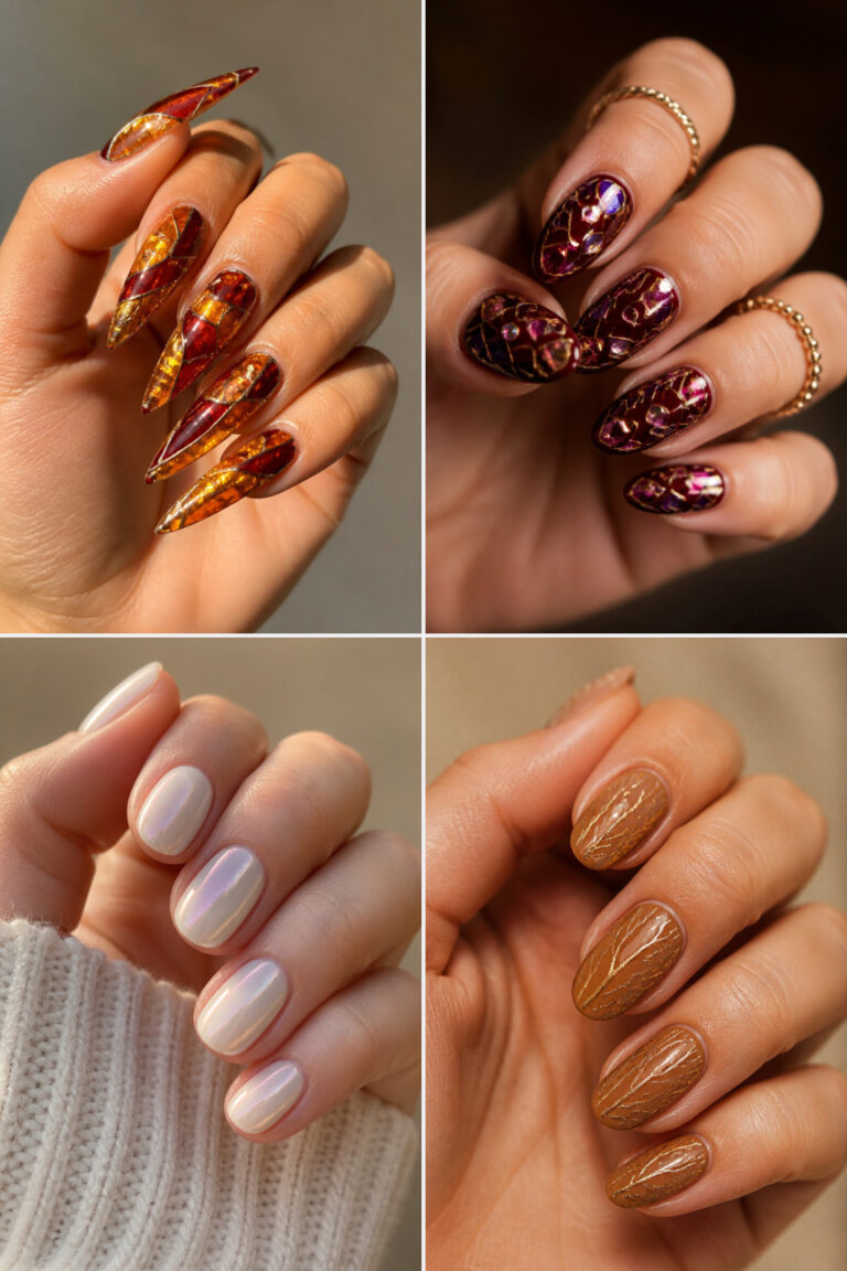 20 Cozy Autumn Nail Designs