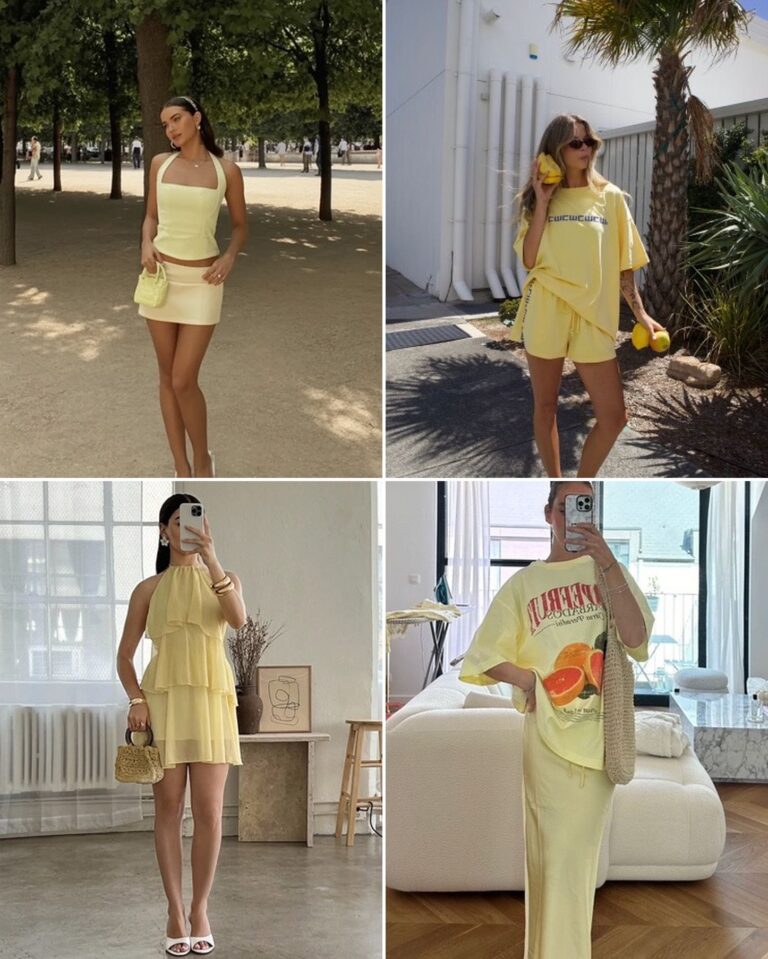 30 Yellow Summer Outfits for a Sunny, Fresh Look