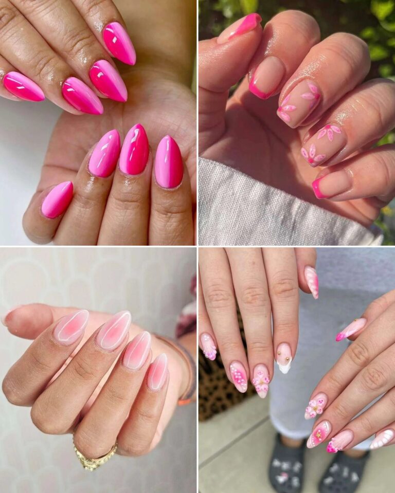 35 Pink Summer Nails for a Fun Hot Season