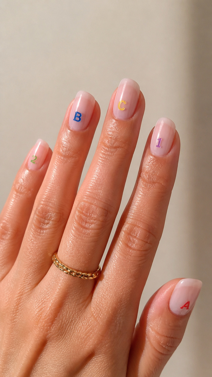 ABCs & 123s Charm Tips