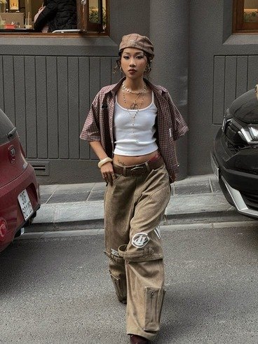 Baggy utility pants