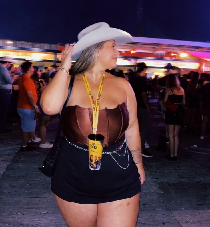 Bronze corset western look