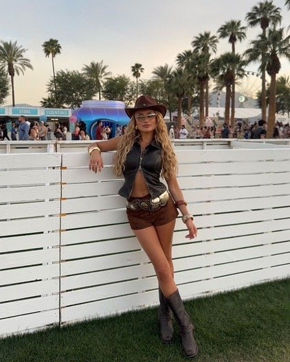 Brown Western Short Set