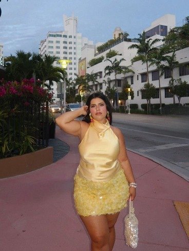Butter Yellow Satin Top