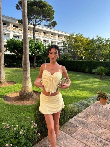Buttery Two-Piece with Ruffles