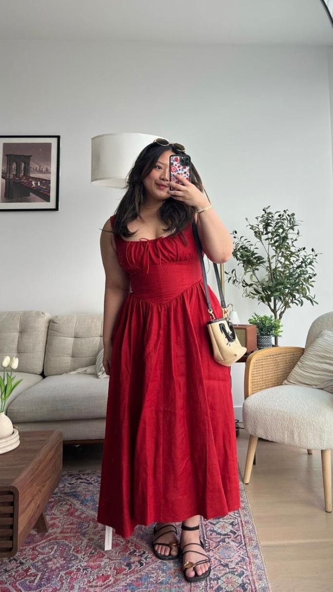 Crimson Maxi Dress