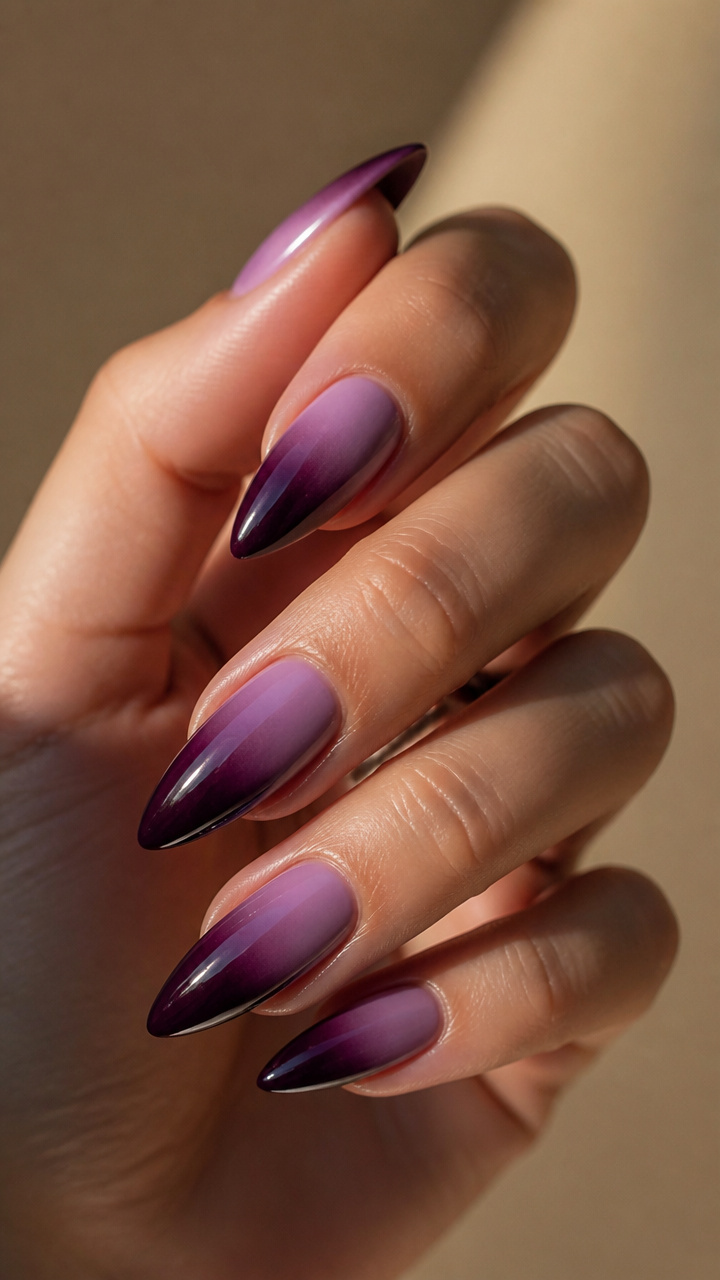 Deep Plum Ombré