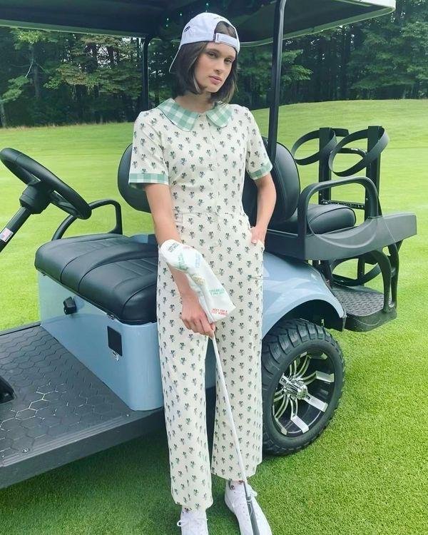 Floral Gingham Jumpsuit