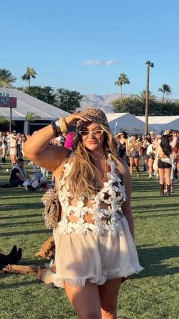Floral neutral romper