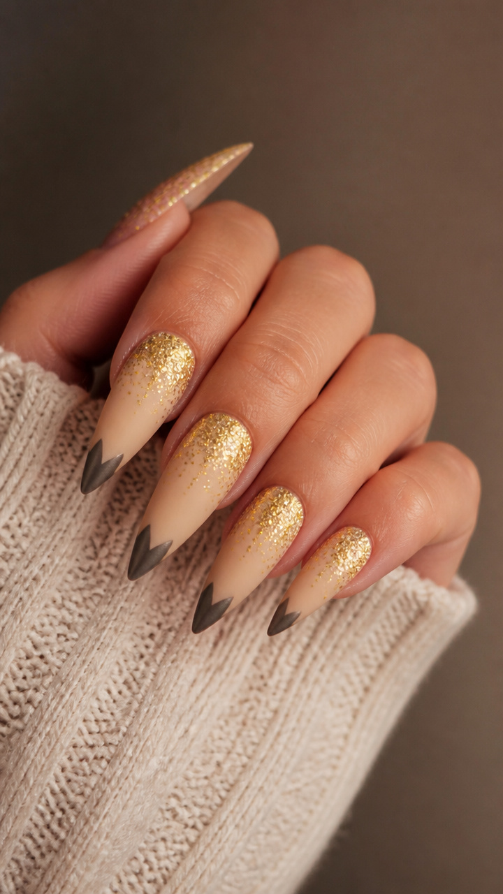 Glitter Gradient Pencil Points