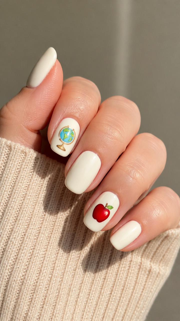 Globe & Apple Duo Design