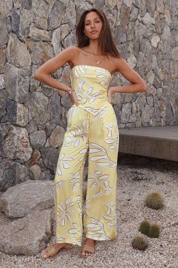 Lemon Print Jumpsuit