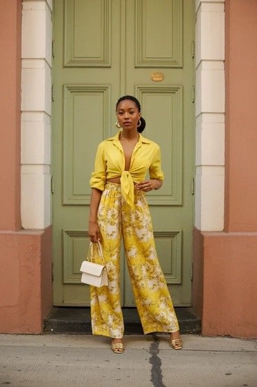 Marigold Print Ensemble