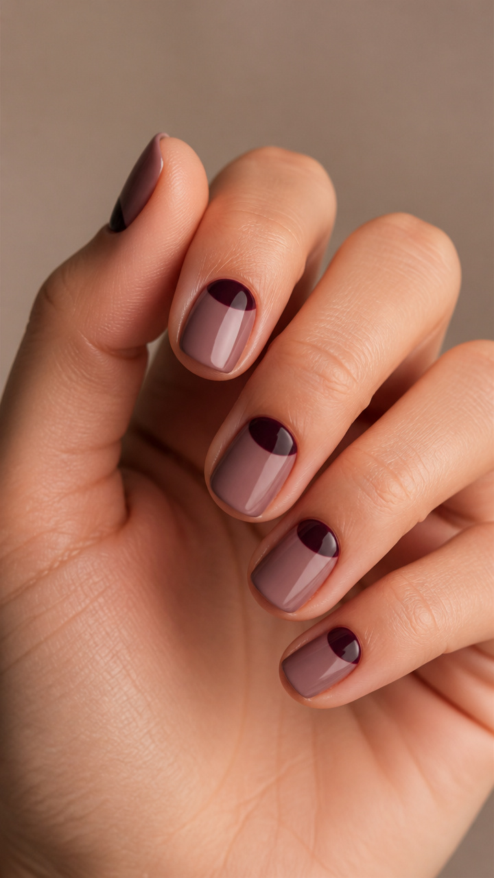 Midnight Plum Half-Moon