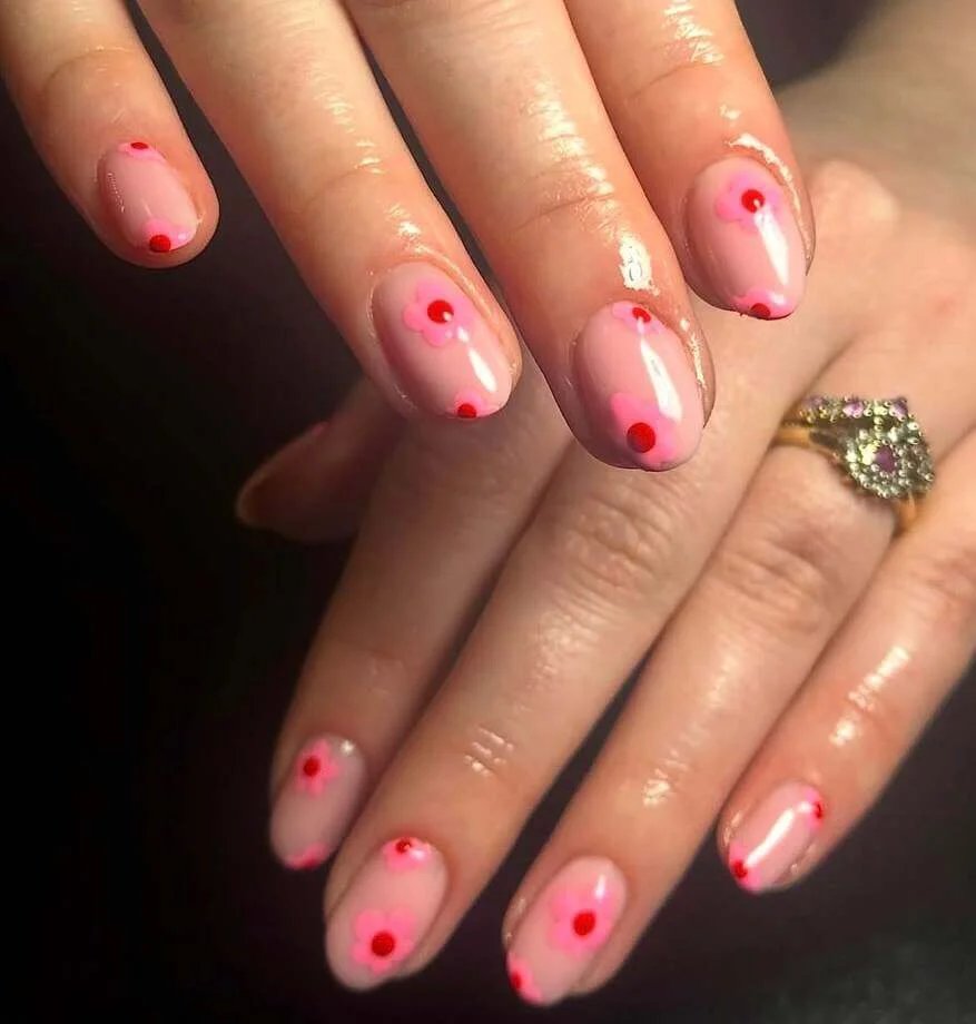 Mini Pink Flowers