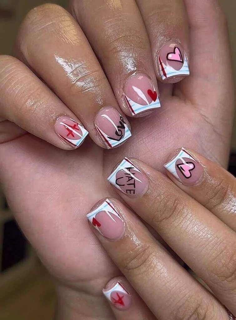 Notebook Paper Nails