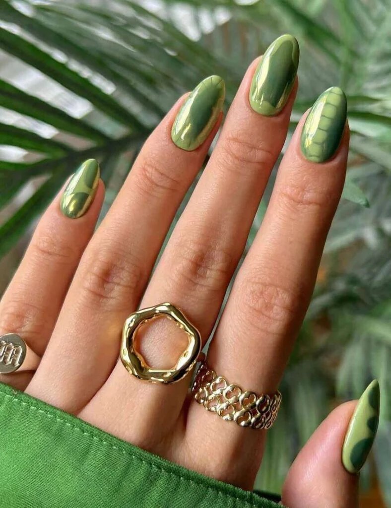 Olive Green Gloss
